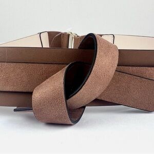 H&M Brown Suede Knot Belt